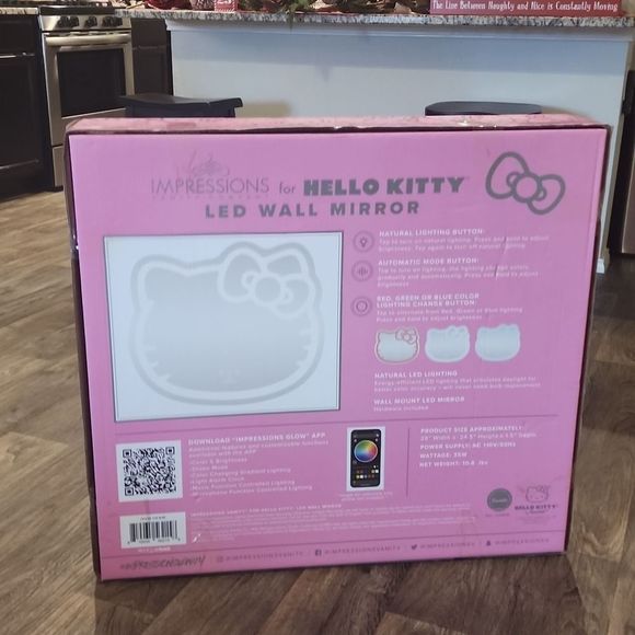 Impressions Hello Kitty Smart Wi-Fi LED Wall Mirror - Picture 15 of 15